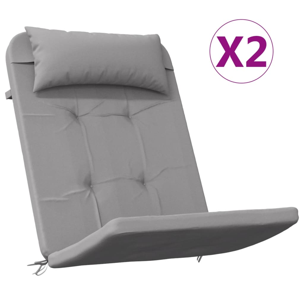 Adirondack-Auflagen 2 Stk. Hellblau Oxford-Gewebe
