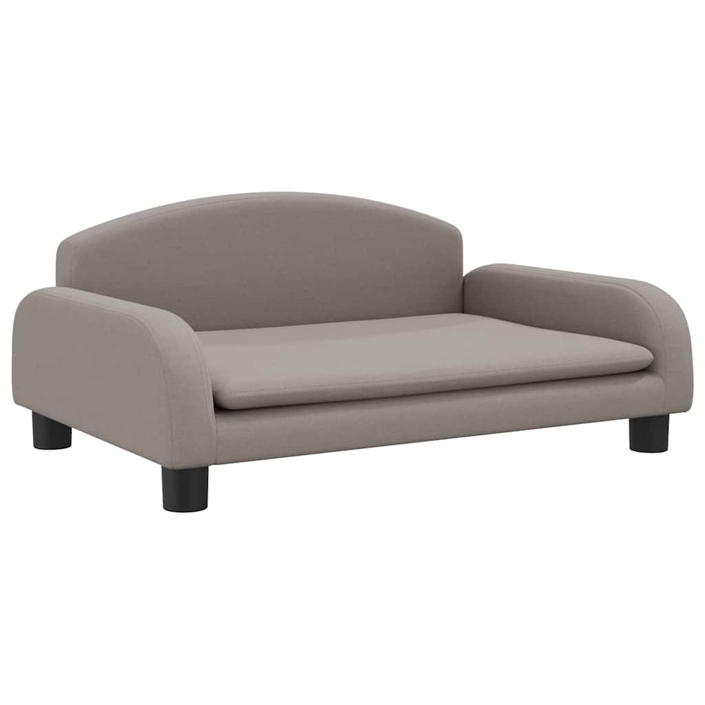 Kindersofa Creme 70x45x30 cm Stoff