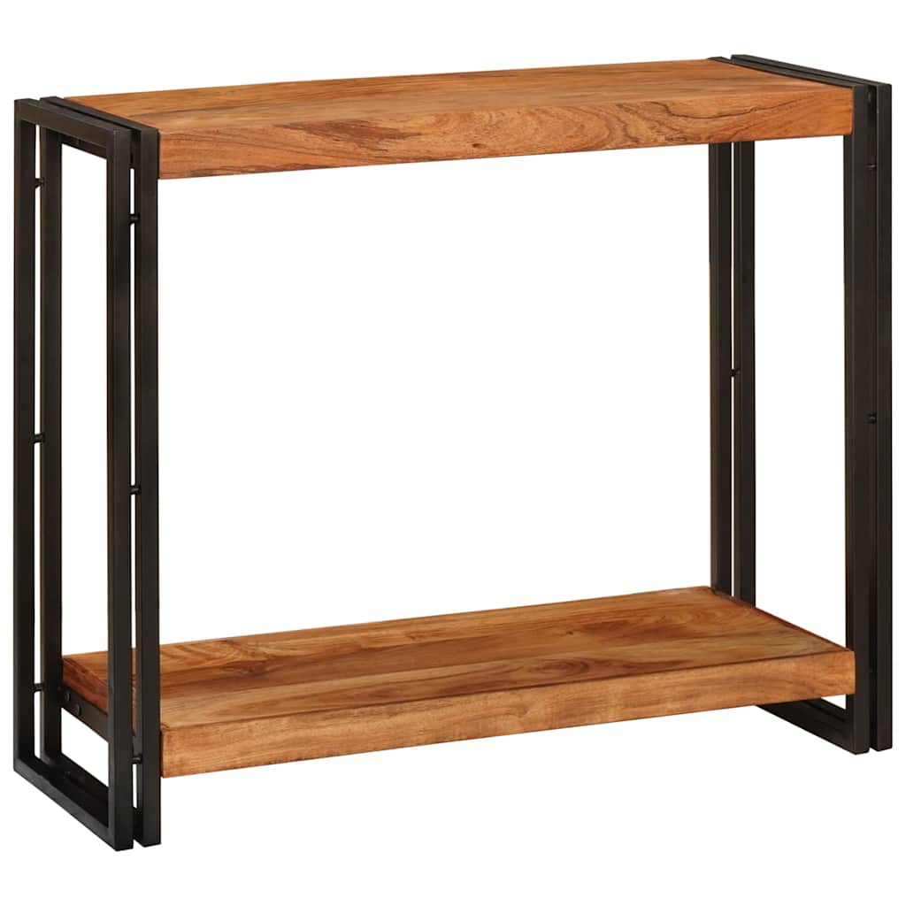 Konsolentisch Braun 120 x 33 x 75 cm Massivholz Akazie