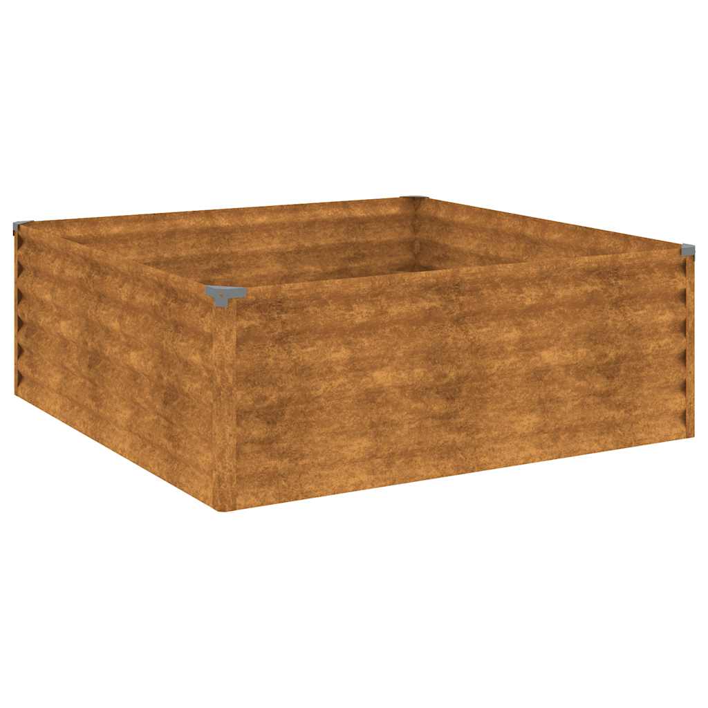 Garten-Hochbeet 100 x 50 x 36 cm Cortenstahl