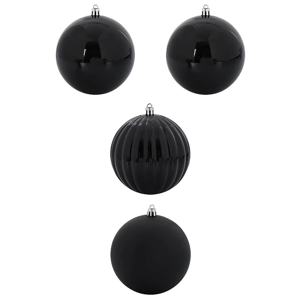 Weihnachtsbaumkugel Set XL 9 pcs Rot Kunststoff