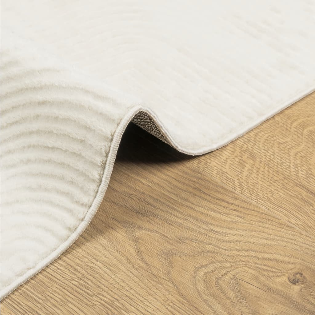 Teppich IZA Kurzflor Skandi-Stil Anthrazit 80x150 cm