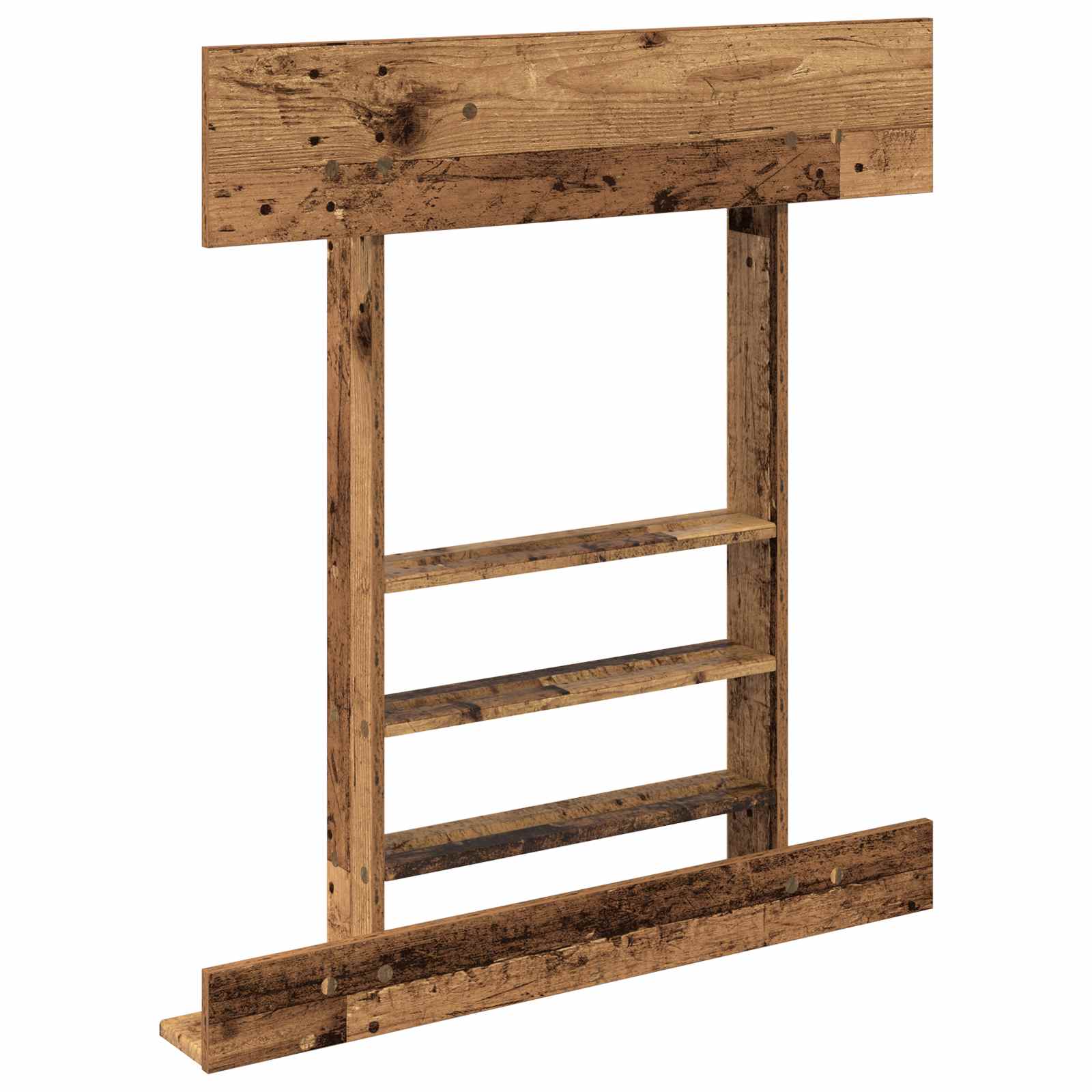 Billardqueue-Ständer Holzwerkstoff 93 x 12 x 103 cm Weiß