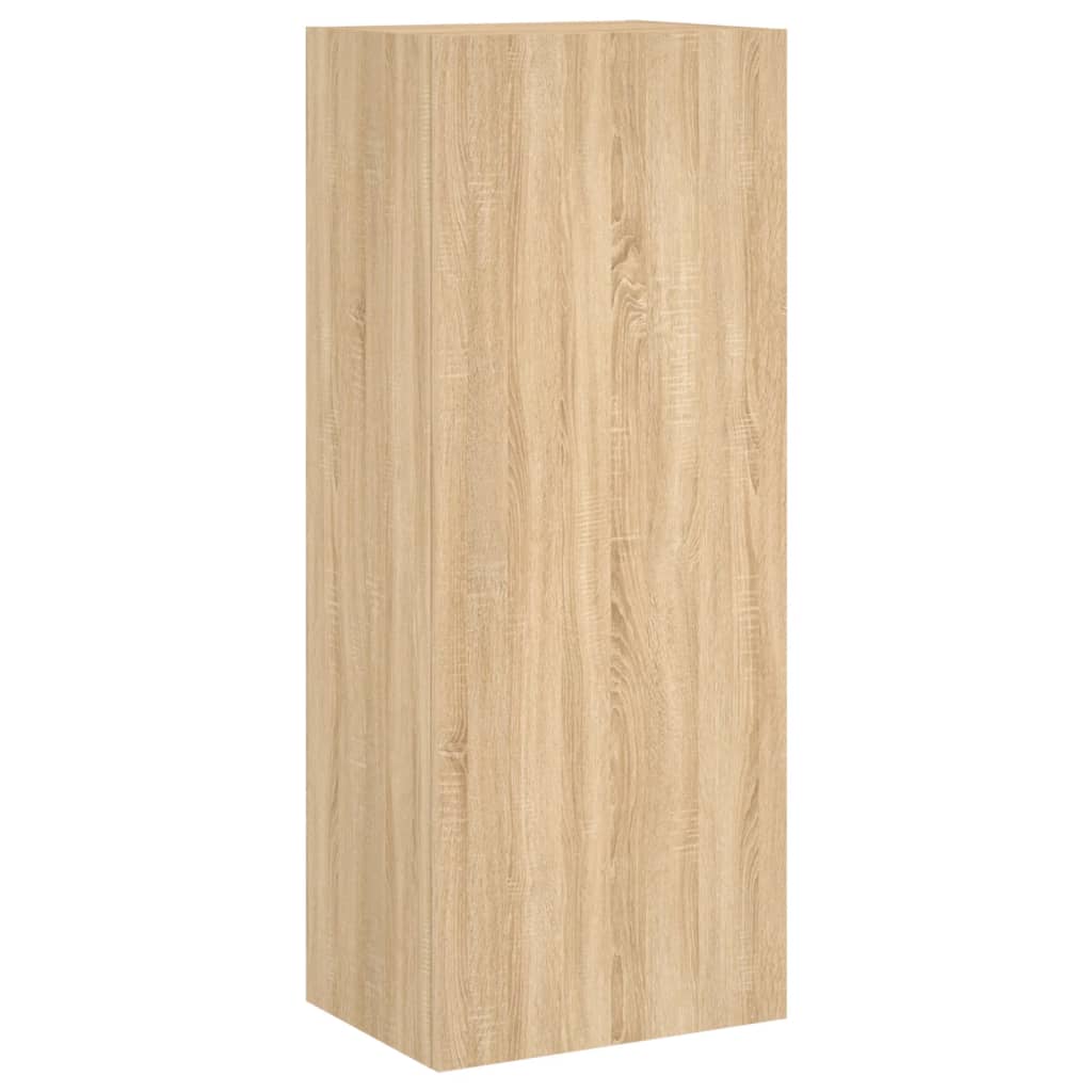 4-tlg. Wohnwand Weiß Holzwerkstoff