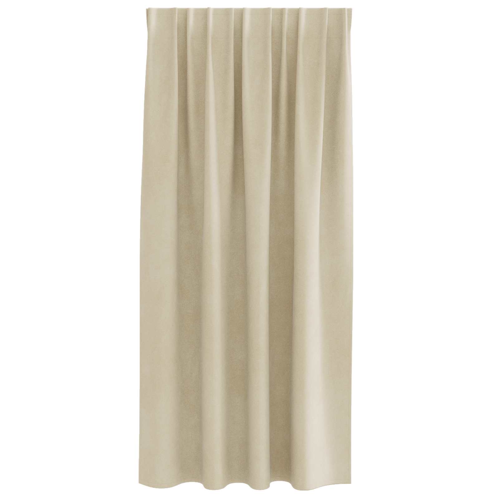 Verdunkelungsvorhänge 2 pcs Schwarz 140 x 140 cm Samt