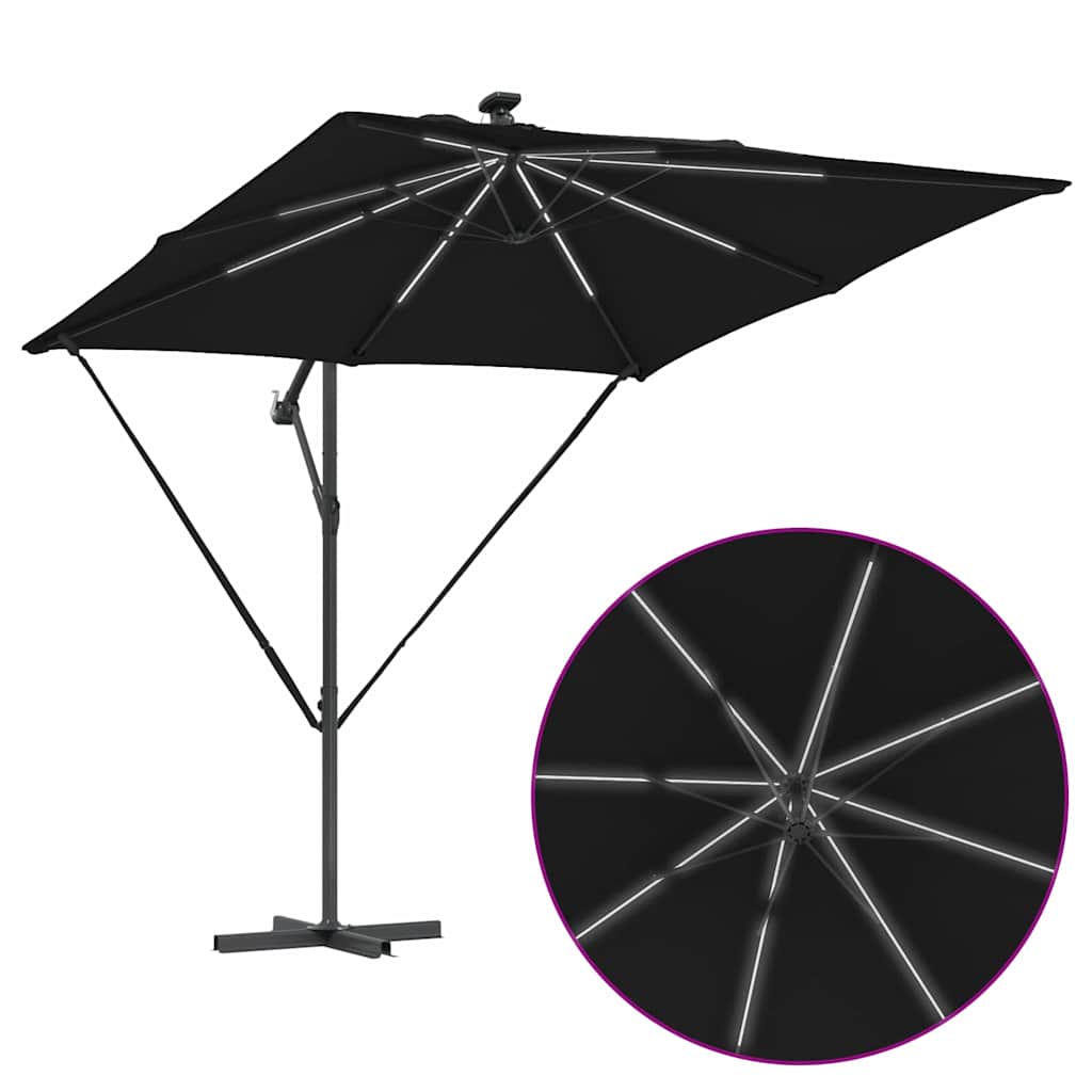 Sonnenschirm Sand 249 x 249 x 250 cm Polyester und Aluminium