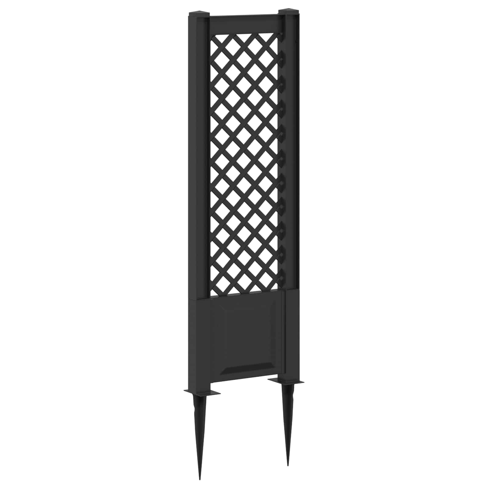 Trellis mit Spike Weiß 43 x 6 x 165 cm PP