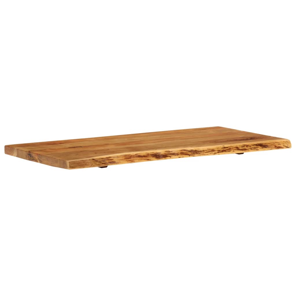 Badezimmer-Waschtischplatte Massivholz Akazie 100x52x2,5 cm