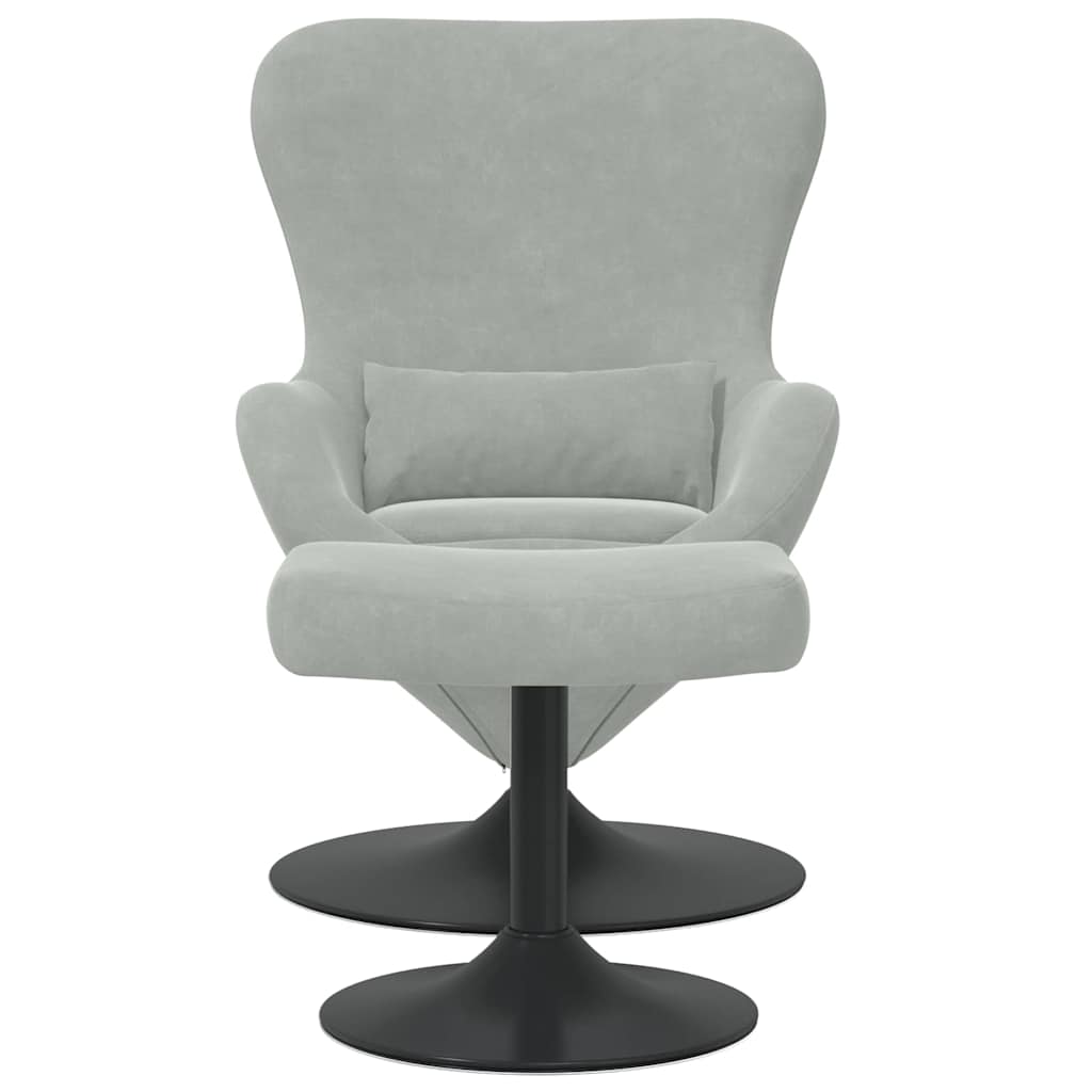Eiersessel Blau Samt