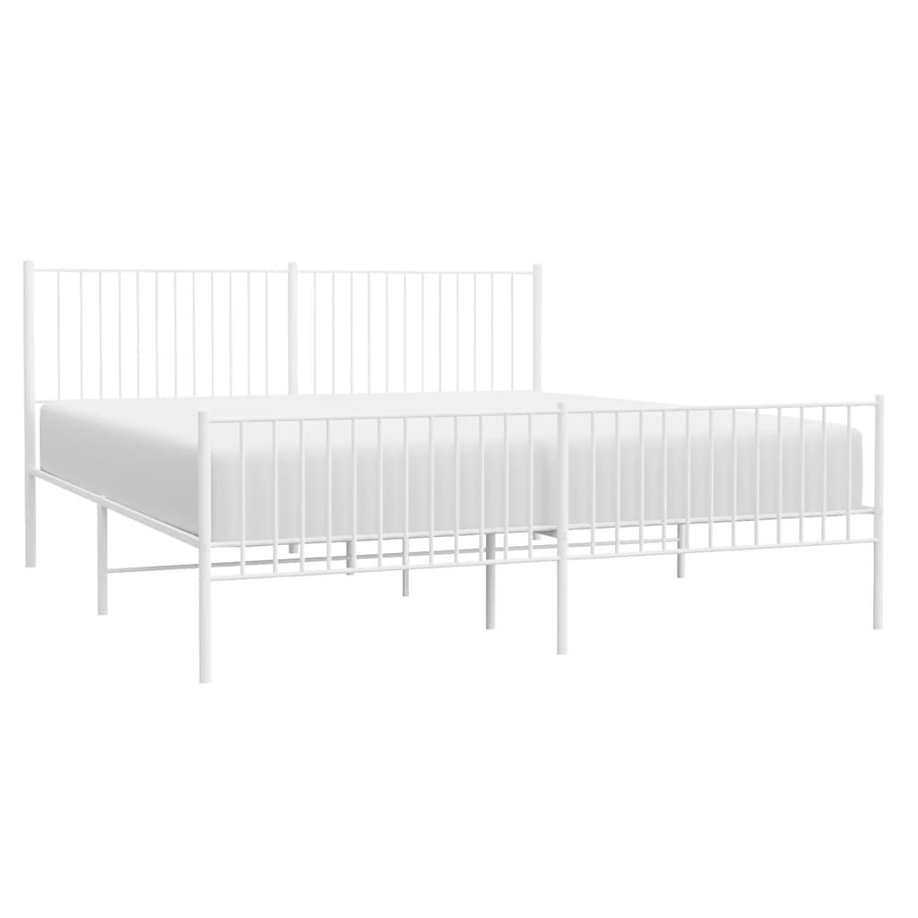 Bettgestell Metall Schwarz 75x190 cm