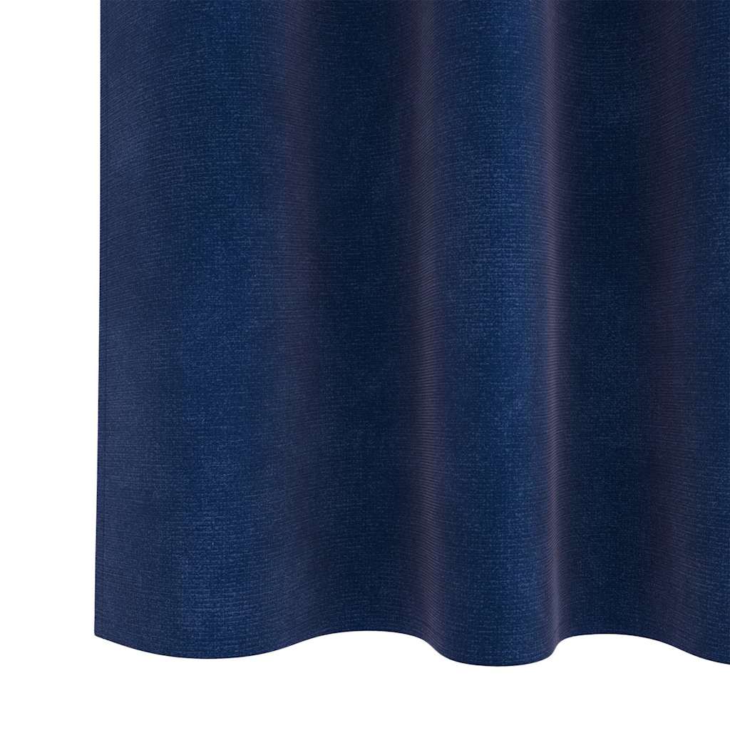Verdunkelungsvorhänge 2 pcs Schwarz 140 x 140 cm Samt