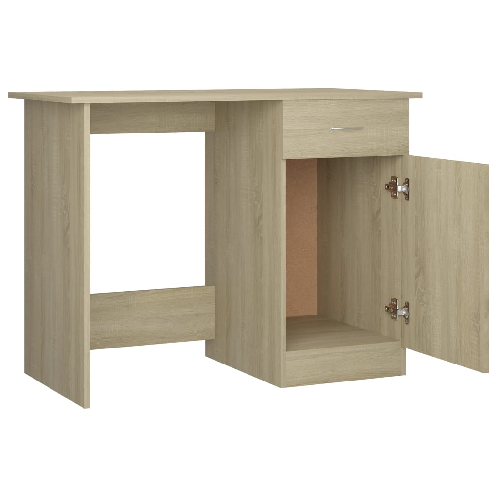 Schreibtisch Weiß 100×50×76 cm Holzwerkstoff