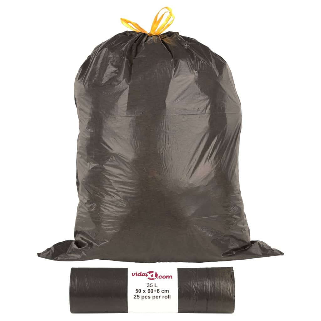 Müllsäcke 250 Stk. Schwarz 35 L