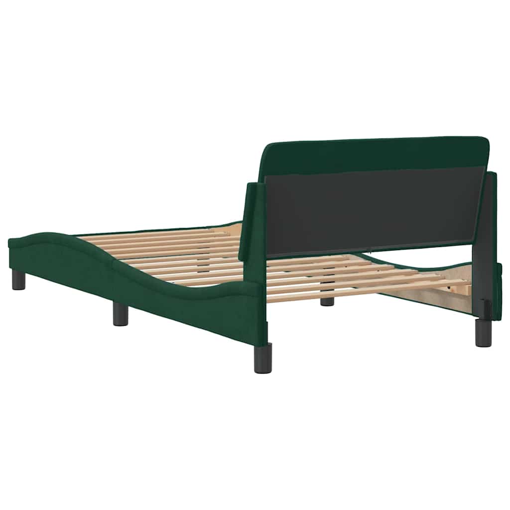 Bettgestell "Dover" Hellgrau 80x200 cm Samt