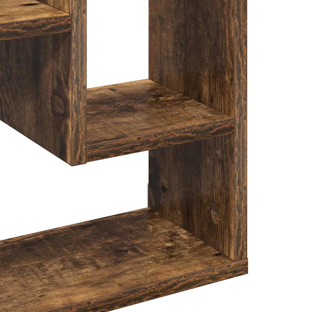 Wandregal Weiß 36x16x90 cm Holzwerkstoff
