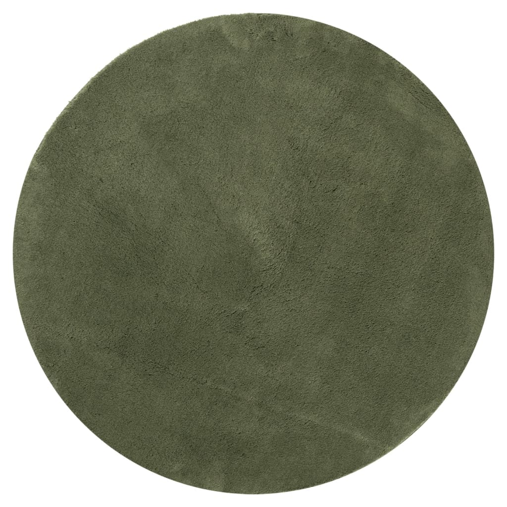 Teppich HUARTE Kurzflor Weich und Waschbar Anthrazit 60x110 cm