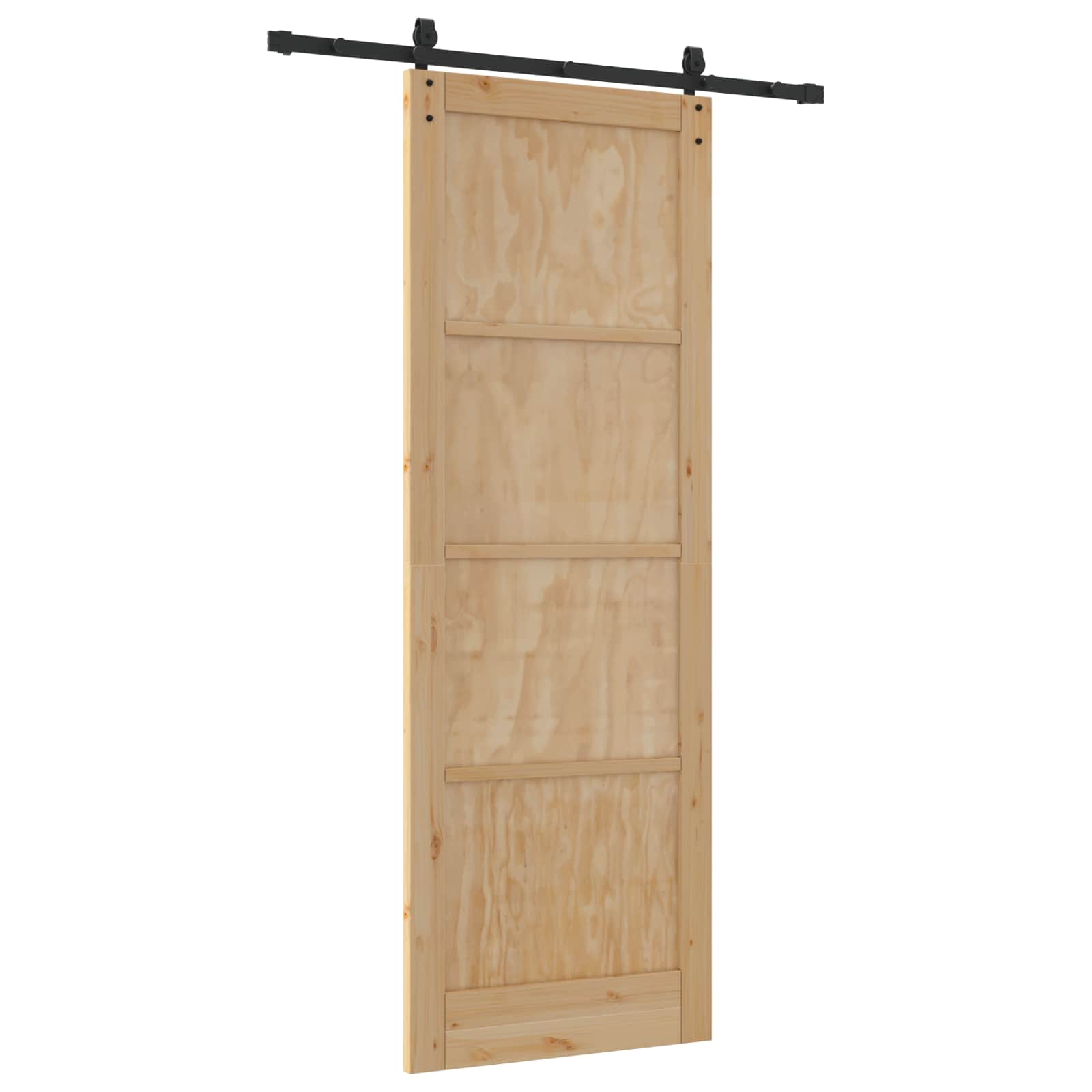 Schiebetür ORKDAL Natur 61 x 198,5 cm Massives Kiefernholz