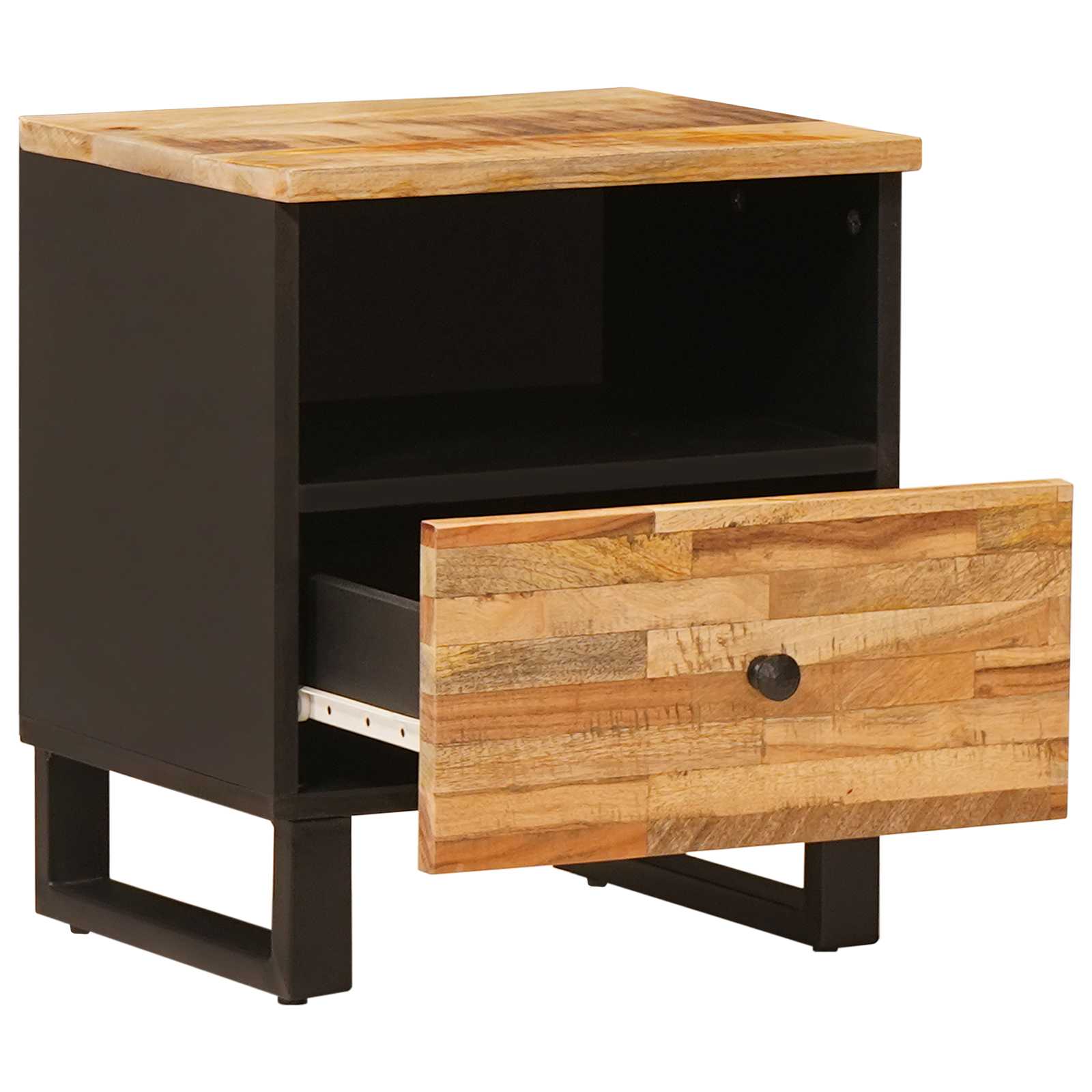 Bettkasten Braun 40 x 33 x 46 cm Massivholz Mango