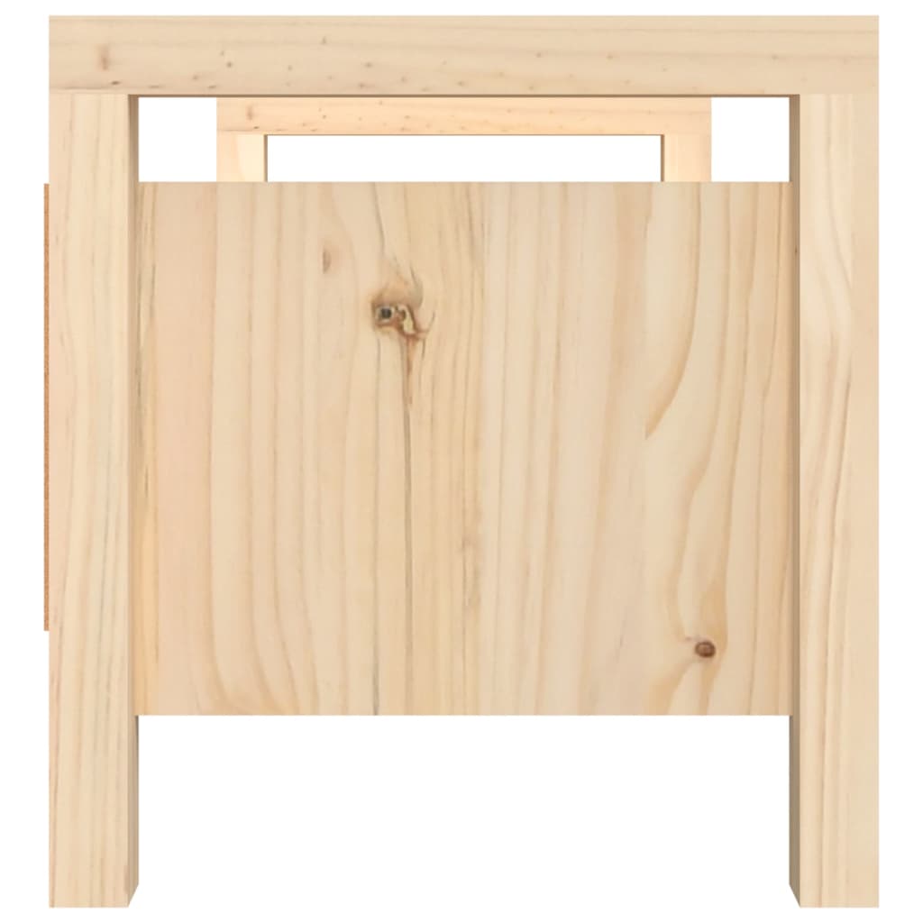Flurbank 80x40x60 cm Massivholz Kiefer