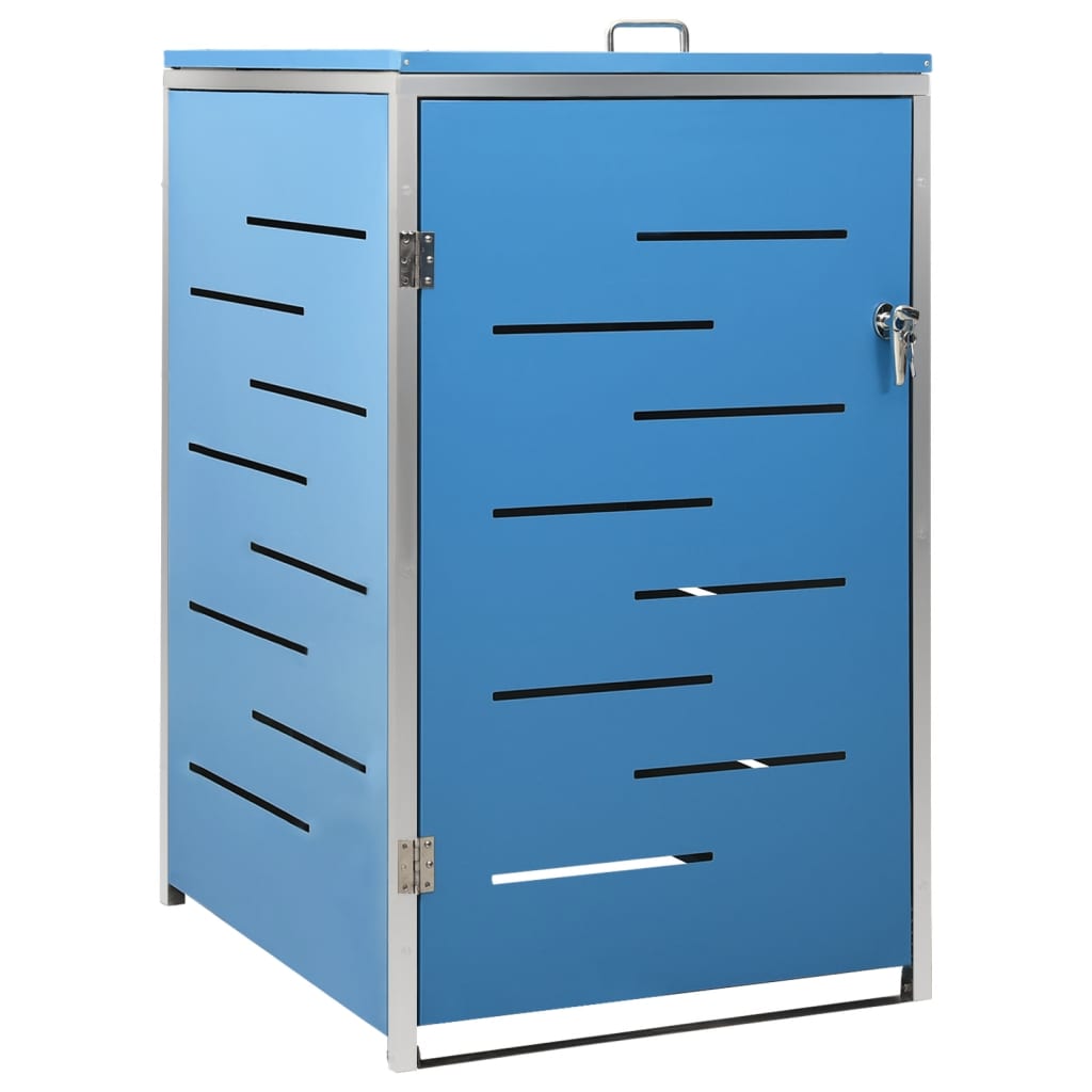 Mülltonnenbox für 3 Tonnen 207x77,5x112,5 cm Edelstahl