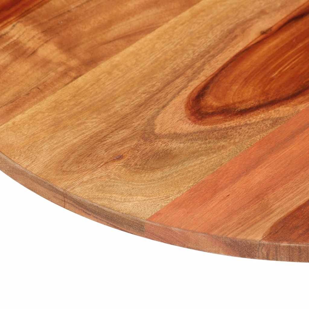 Tischplatte Massivholz Akazie Rund 15-16 mm 40 cm