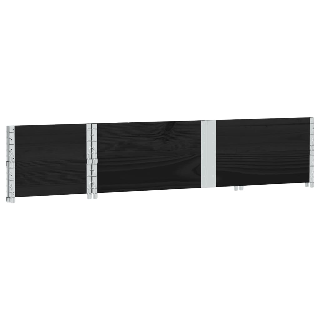 Pflanzkasten Grau 150x100 cm Massivholz Kiefer