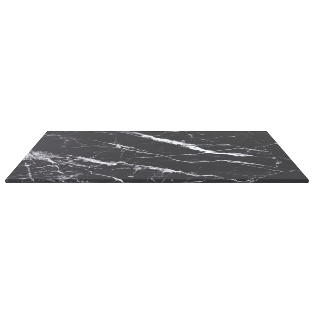 Tischplatte aus gehärtetem Glas quadratisch 700x700 mm