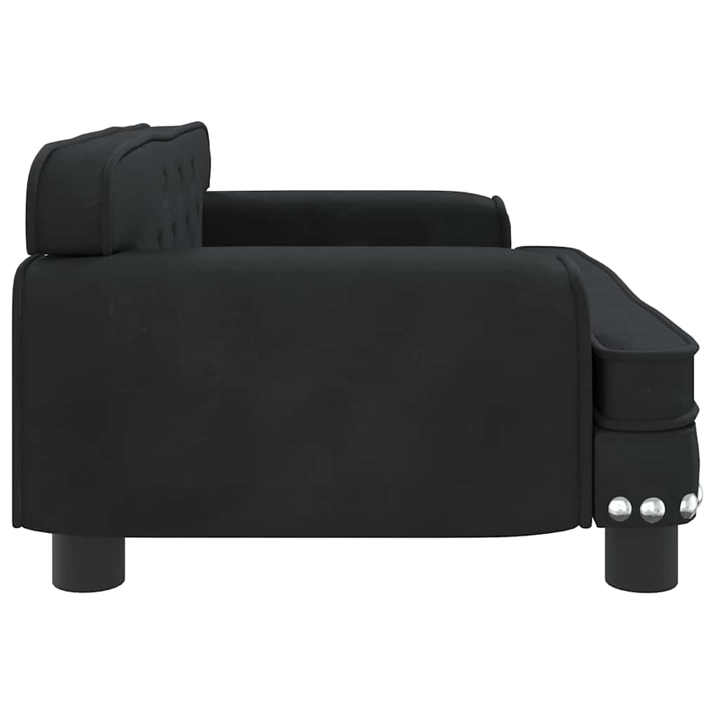 Hundebett Rosa 90x53x30 cm Samt