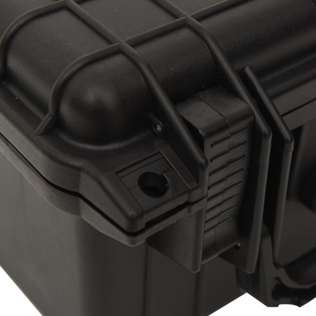 Koffer für Flugreise Tragbar Schwarz 46,5x21,5x17,5 cm PP