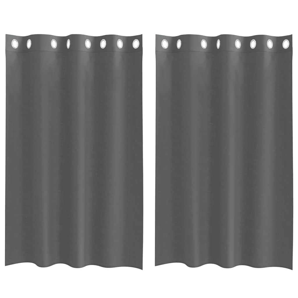 Voile Vorhänge mit Ösen 2 Stk. Apfelgrün 140x140 cm