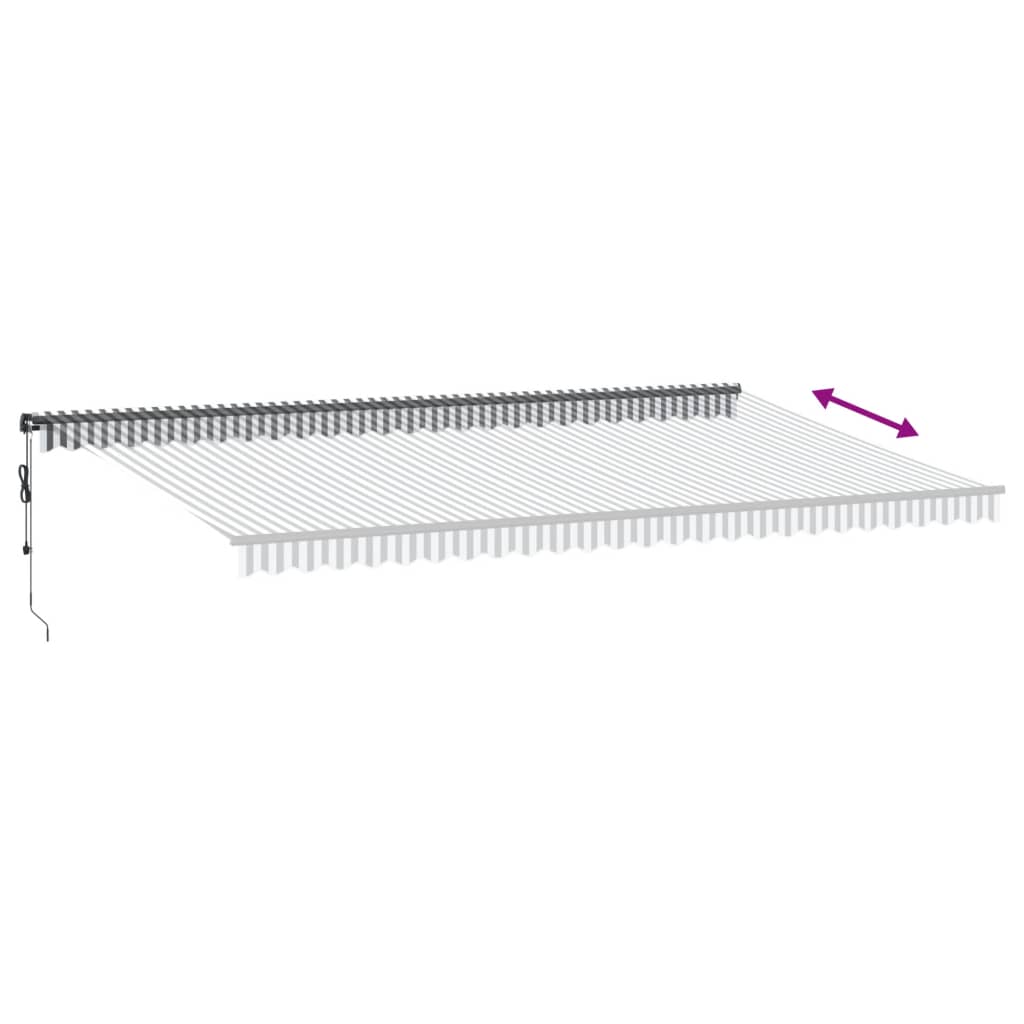 Markise Automatisch Einziehbar 350x250 cm Creme
