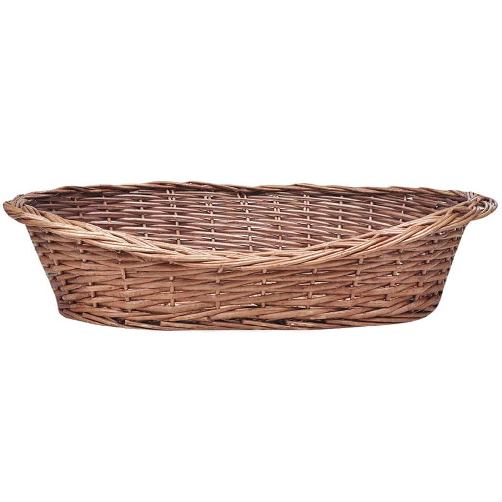 Hundebett aus Weide Natur 90 cm