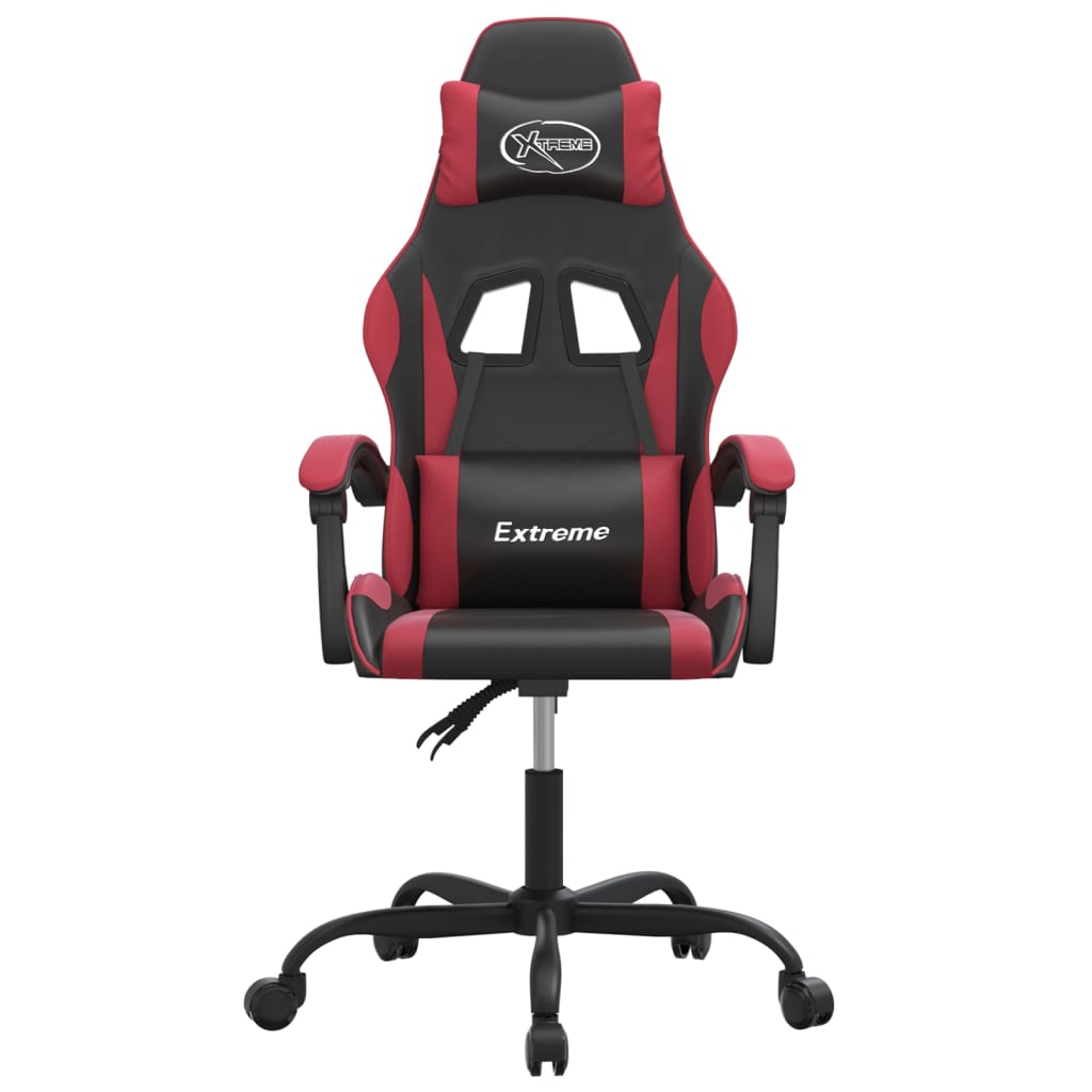 Gaming-Stuhl Schwarz und Golden Kunstleder