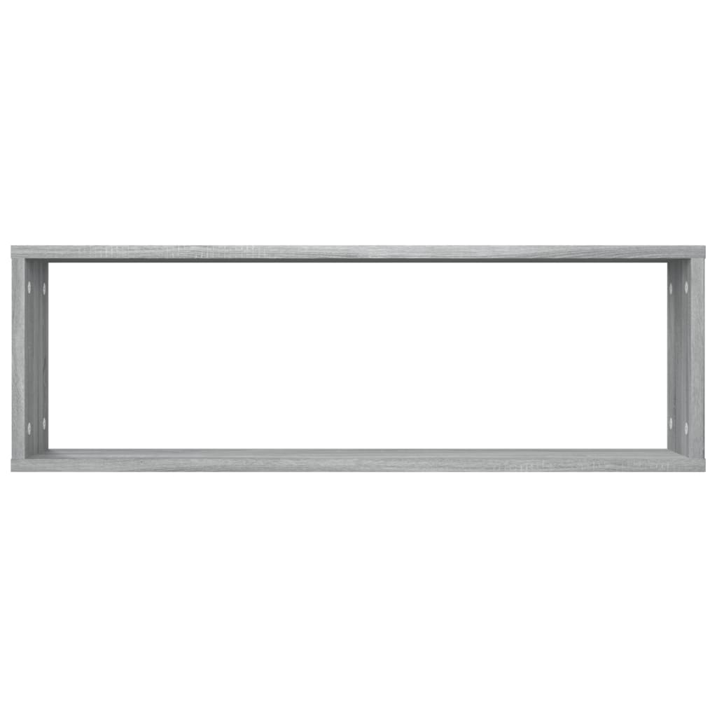 Würfelregale 2 Stk. Weiß 30x15x30 cm