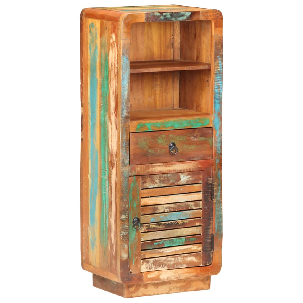 Highboard 45x32x110 cm Raues Mangoholz