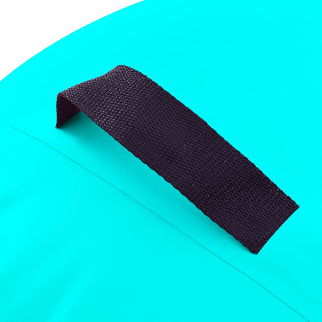 Aufblasbare Gymnastik-Rolle mit Pumpe 100x60 cm PVC Rosa