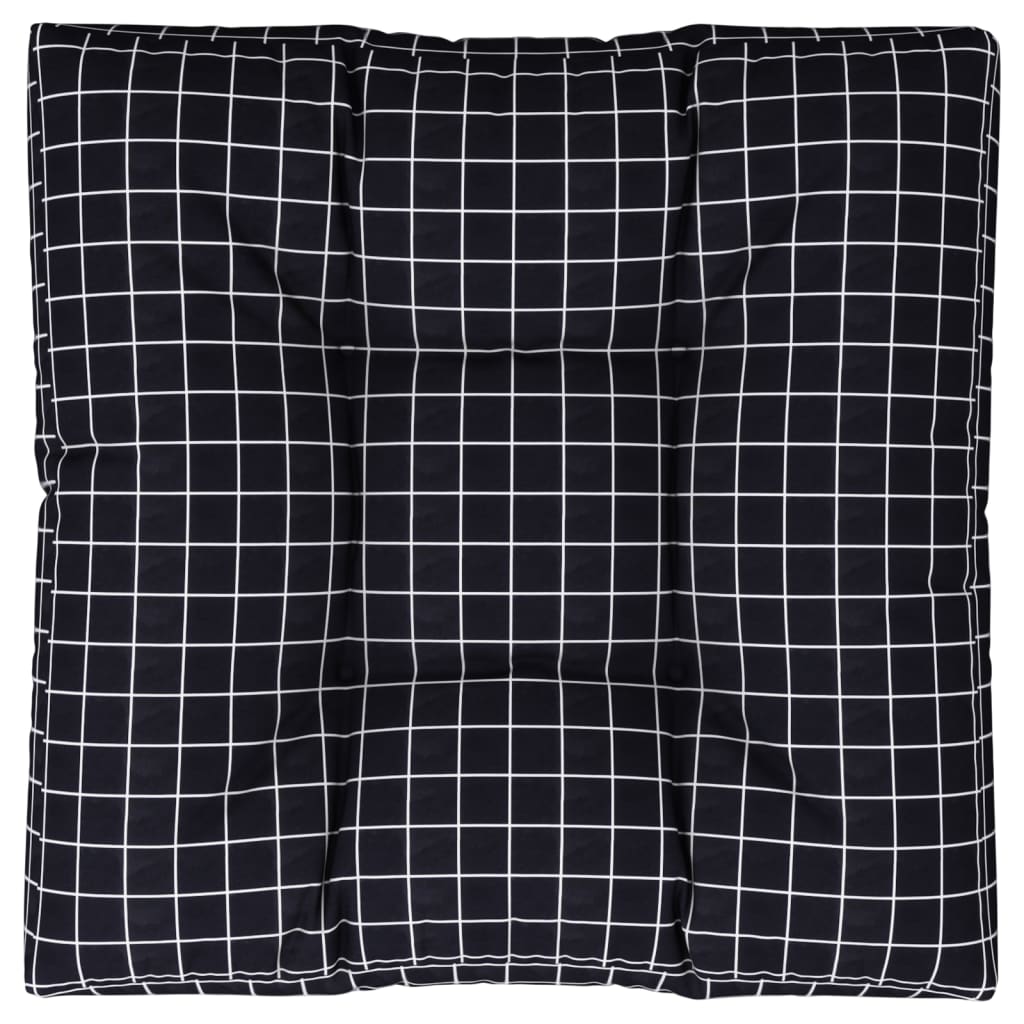 Palettenkissen Anthrazit 50x50x12 cm Stoff