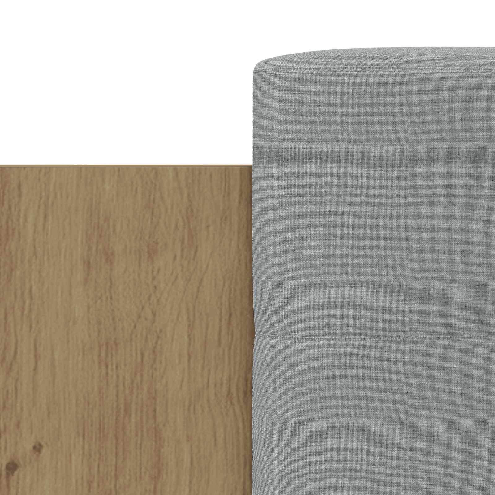 Bettgestell mit Kopfteil Grau Sonoma 180x200 cm Holzwerkstoff