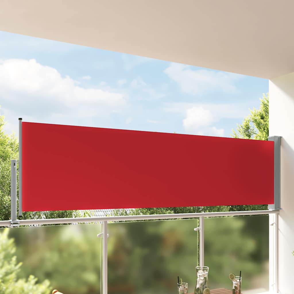 Seitenmarkise 60 x 300 cm 100% Polyester Eisen Stahl