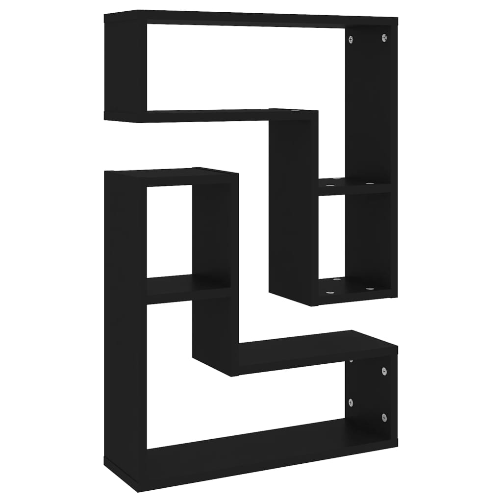 Wandregale 2 Stk. Weiß 50x15x50 cm Holzwerkstoff