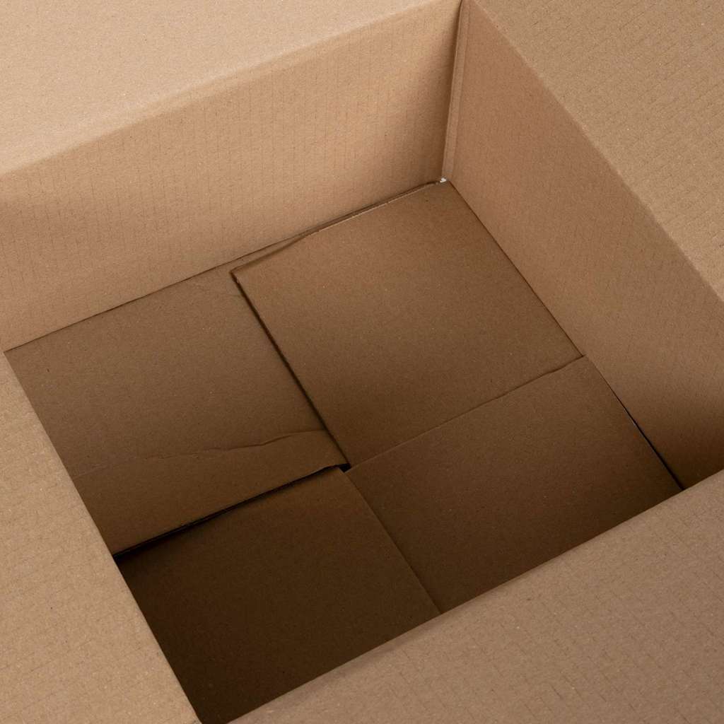 Faltbox mit Speicher 50 pcs Natur 15 x 15 x 8 cm Karton