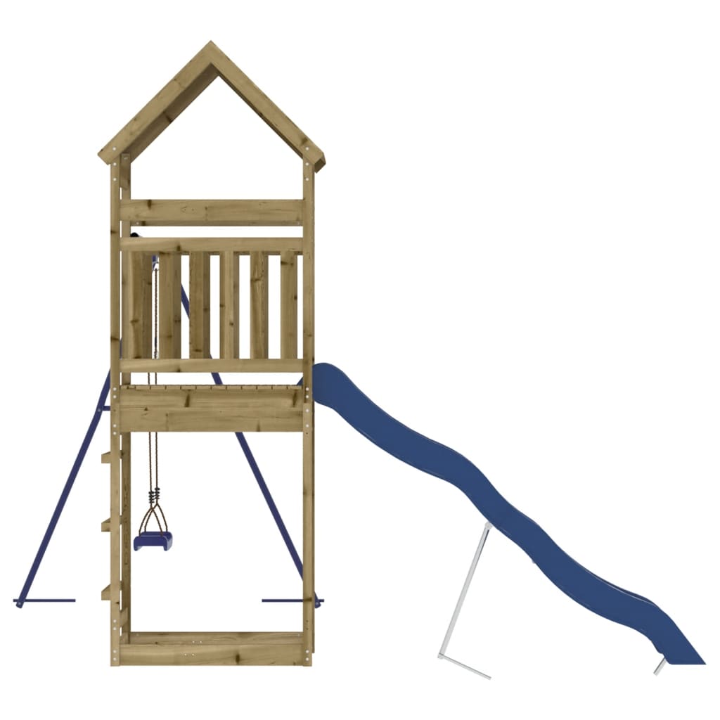 Spielturm Massivholz Kiefer