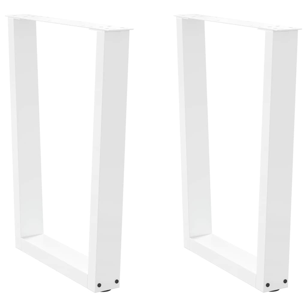 Couchtischbeine V-Form 2 Stück Schwarz 30x(30-31,3) cm Stahl