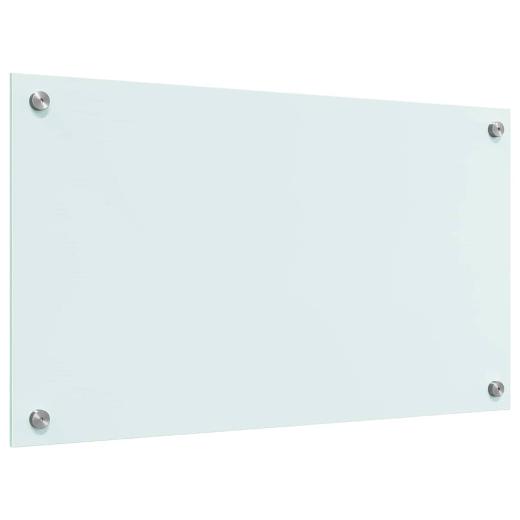 Küchenrückwand 2 pcs Weiß 70 x 40 cm Gehärtetes Glas