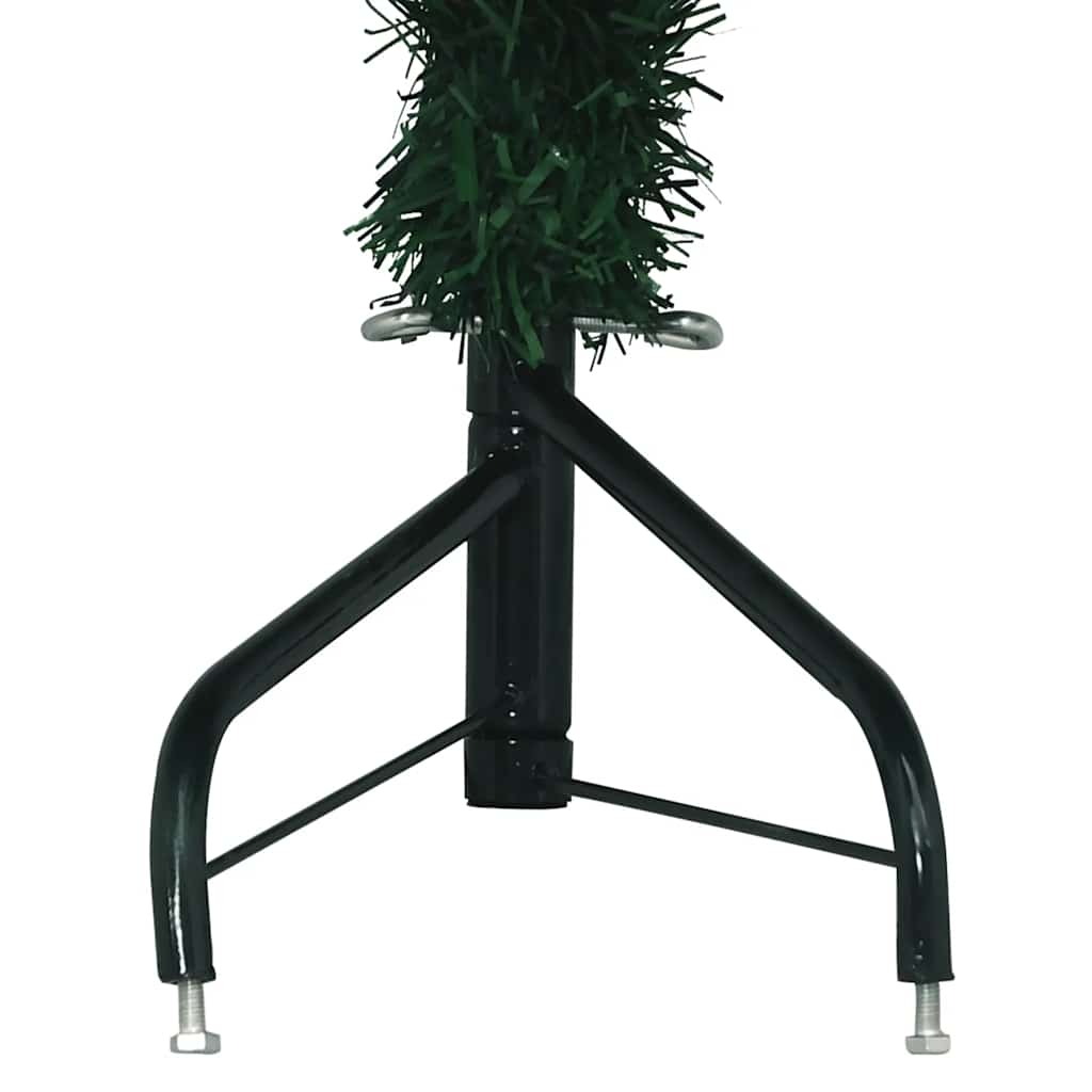 Künstlicher Eck-Weihnachtsbaum Grün 120 cm PVC