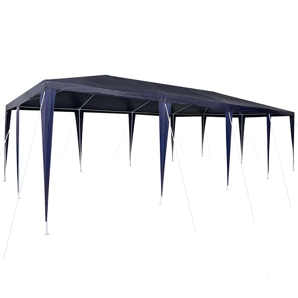 Party-Zelt Weiß 400 x 400 x 266 cm Polyethylen und Stahl