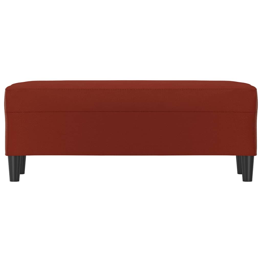 Sitzbank Schwarz 70x35x41 cm Kunstleder