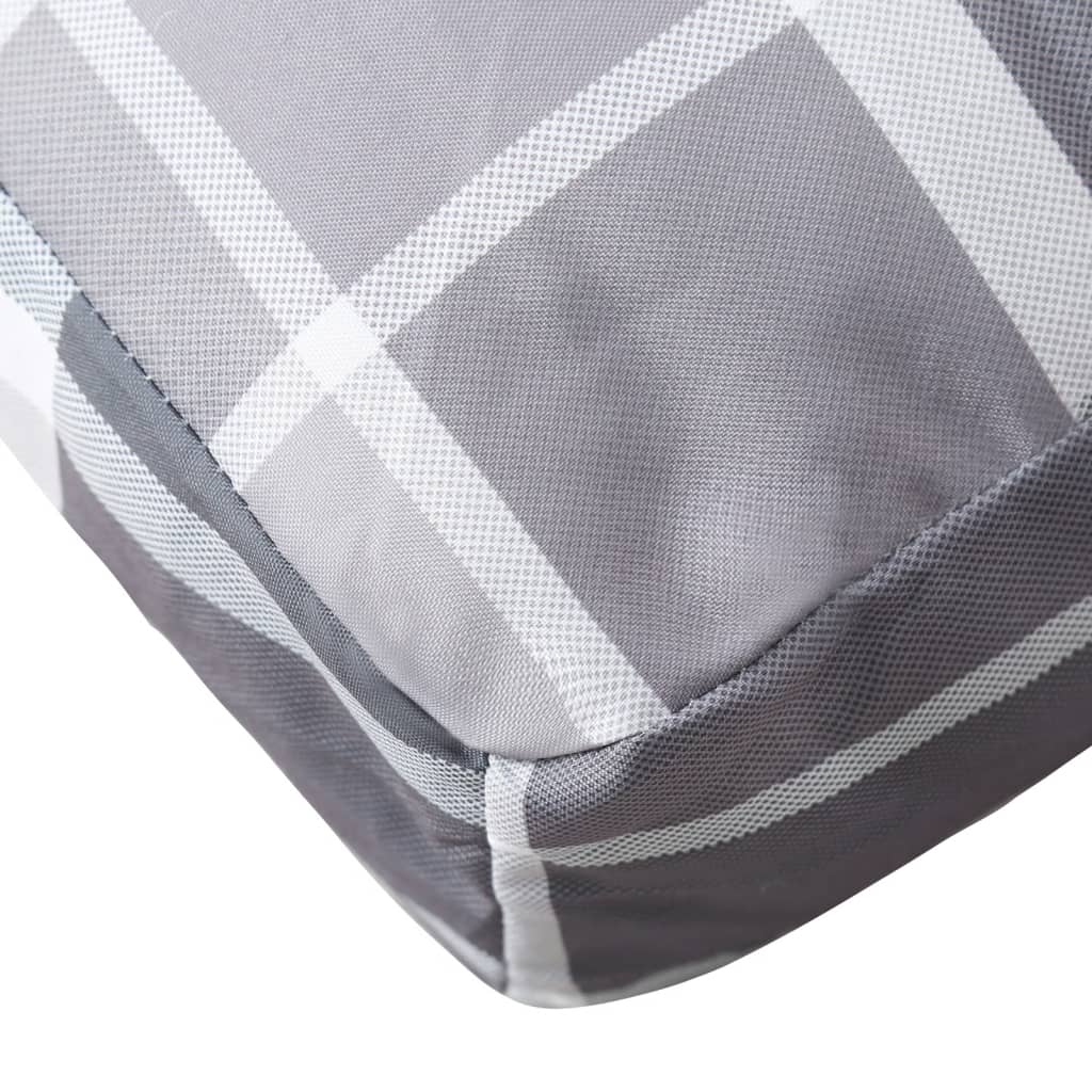 Palettenkissen Anthrazit 50x50x12 cm Stoff