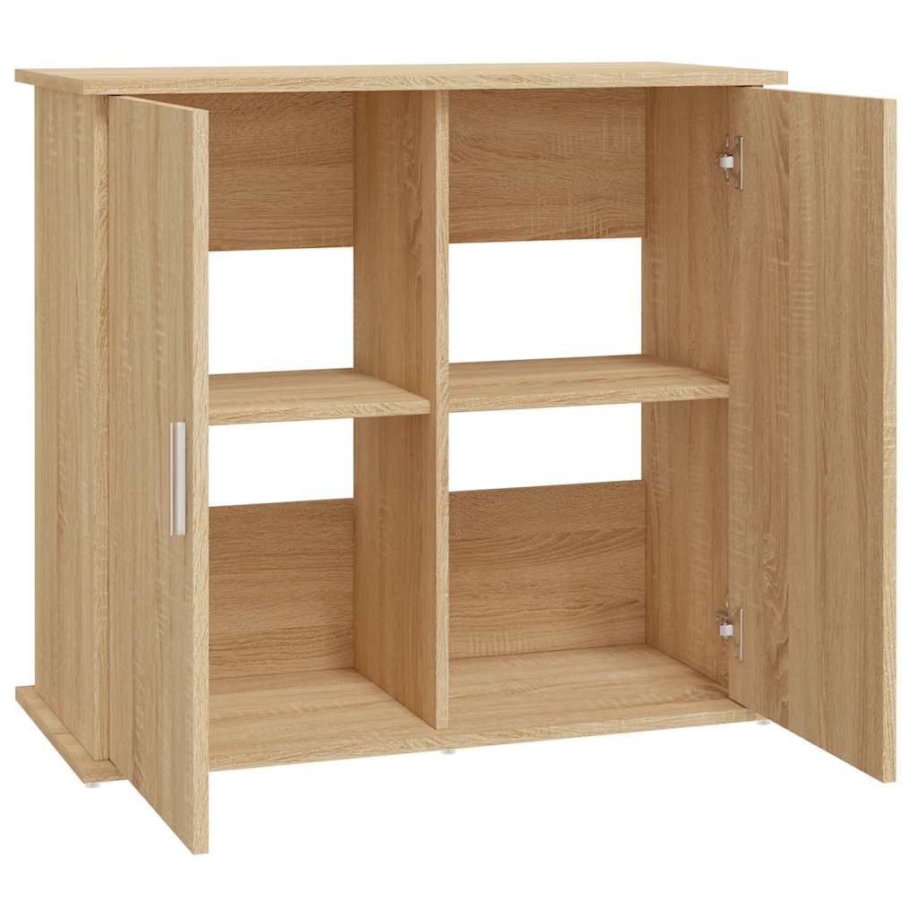 Aquariumständer Weiß 81x36x73 cm Holzwerkstoff
