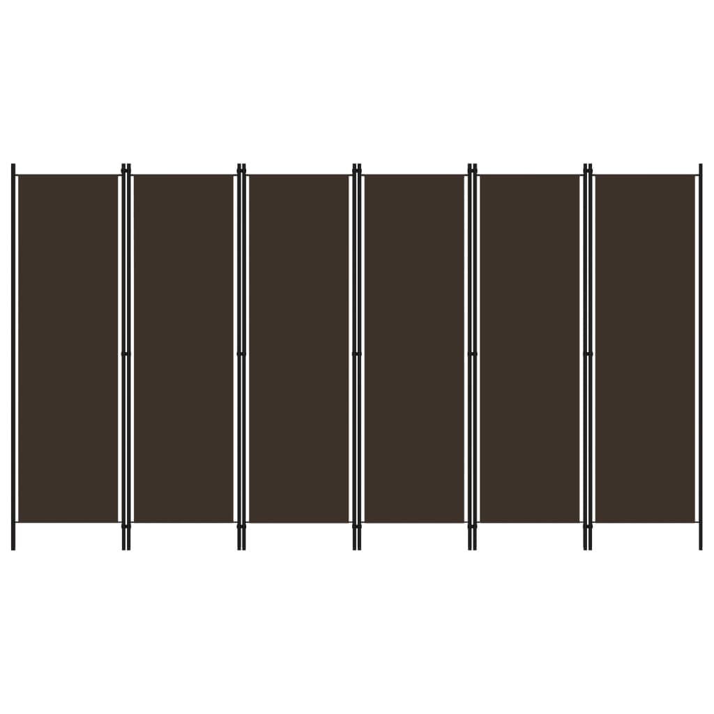 Raumteiler Beige 150 x 180 cm Stoff
